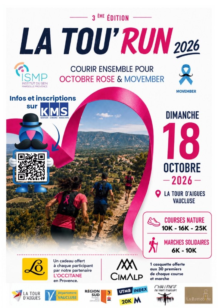 Affiche de la course La Tou'Run - La Tour d'Aigues Vaucluse